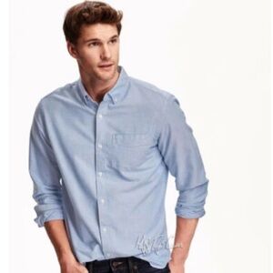 Men’s XXXXL Tall Everyday Oxford Shirt - Old Navy NWT